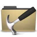 Folder, manilla, Development, Develop DarkKhaki icon