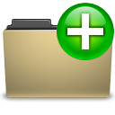 new, Folder, manilla Icon