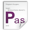 Pascal, Text, File, document WhiteSmoke icon