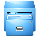 Drawer LightSkyBlue icon