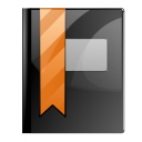 bookmark, stock DarkSlateGray icon