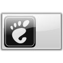 Gnome, Panel Black icon