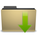 Downloads, manilla, Folder DarkKhaki icon