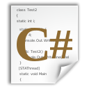 document, File, Csharp, Text WhiteSmoke icon