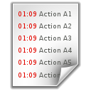 Log, Text, document, File WhiteSmoke icon