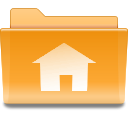 user, people, Kde, Human, profile, Account, Building, house, Home, homepage Goldenrod icon