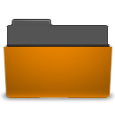 Gnome, Directory, Accept, Orange, Dir DarkGoldenrod icon