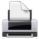 Print, printer, preference, configuration, Setting, option, config, Desktop, Configure Black icon