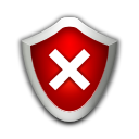 security, low, Breach DarkRed icon