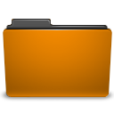 Orange, Folder DarkGoldenrod icon