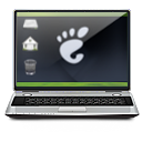 Gnome, Laptop, Computer DarkSlateGray icon