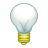 Light bulb Gainsboro icon