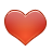 Heart, valentine, love Firebrick icon