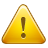 warning, wrong, exclamation mark, Alert, triangle, sign, Caution, exclamation, Error Gold icon