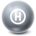 Ball, Bright, help DimGray icon