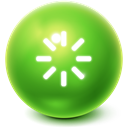 Bright, Ball, Reboot YellowGreen icon