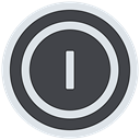 turn off, Power off, shutdown DarkSlateGray icon