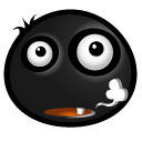 Face, Emoticon, Emotion Black icon