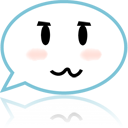 Emoticon, Emotion, Comment, speak, talk, Chat, Face SkyBlue icon