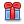 christmas, present, gift DarkRed icon