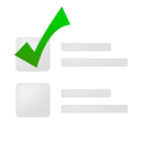 ok, Arrow, right, correct, Check, listing, Forward, yes, next, list, todo Gainsboro icon