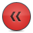 red, button, rewind Icon