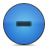 Minus, button, subtract, Blue Icon