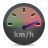 speed, Kmh Gray icon