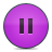 Pause, pink, button Icon
