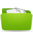 Folder, stuffed, green Icon