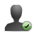people, Human, profile, Account, user, Check DarkSlateGray icon