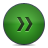 button, green, Fast forward Icon