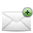 Email, mail, Add, plus, Message, envelop, Letter WhiteSmoke icon