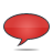 speech, red, Bubble Crimson icon