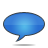 Bubble, speech, Blue RoyalBlue icon