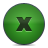 green, Del, remove, delete, button Icon