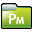 pagemaker, adobe YellowGreen icon