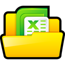 Excel, microsoft Gold icon