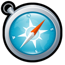 Browser, safari Black icon