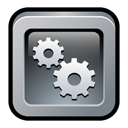 Setting, engine, yahoo, option, config, Configure, widget, configuration, preference Black icon