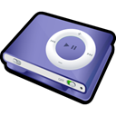 shuffle, purple, ipod Black icon