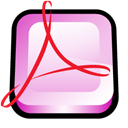 adobe, Acrobat, professional Black icon