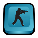 scene, Counter, Strike, deleted, Counter strike SteelBlue icon