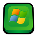 media, Center, microsoft ForestGreen icon