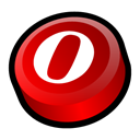 Opera, Browser Black icon