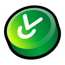 download, fall, Descend, Down, descending, Decrease ForestGreen icon