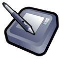 Intuos, wacom Black icon