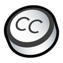 creative, Commons Black icon