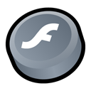 macromedia, player, Flash LightSlateGray icon