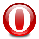 Opera, Browser Black icon